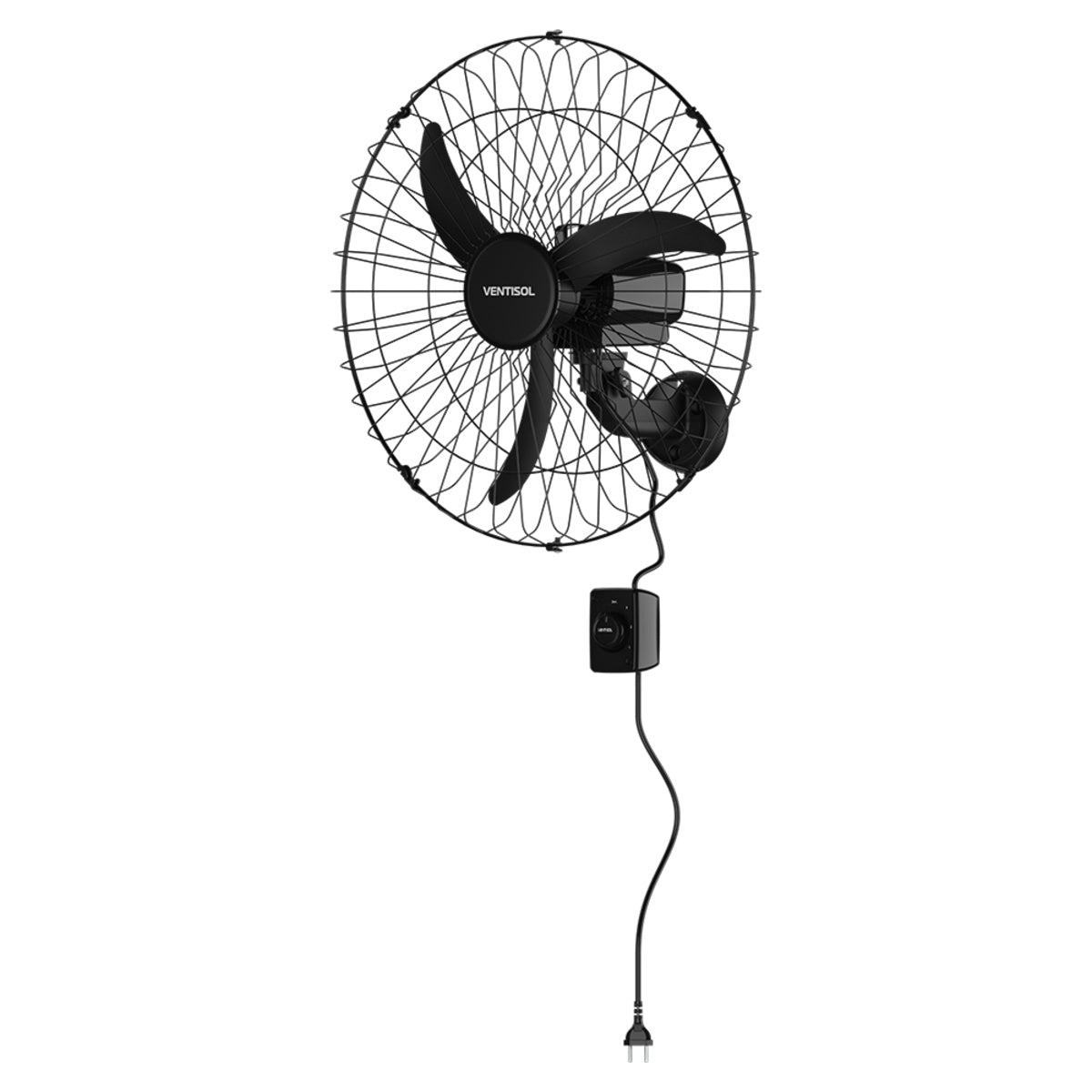 Ventilador Parede 60cm Premium Oscilante Alta Vazão Ventisol [F108]