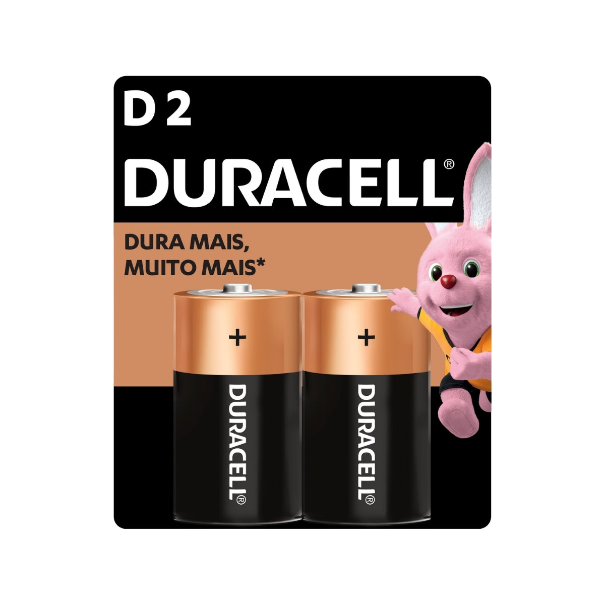 2 Pilhas Alcalinas D Duracell [F108]