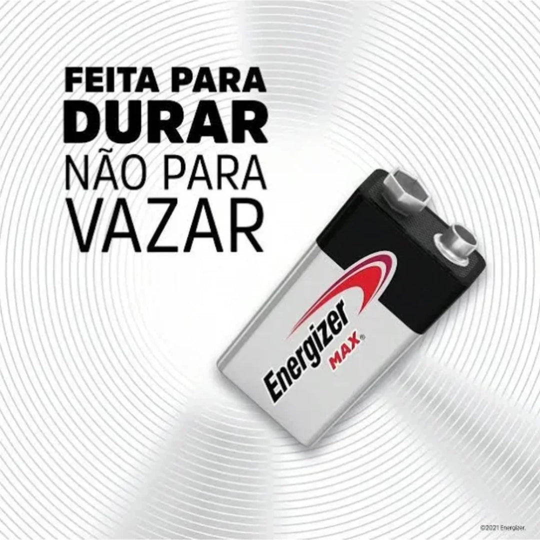 Bateria Alcalina Max 9v Cart 1 Energizer [F108]