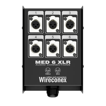 Painel Multicabo 06 Vias Xlr Medusa Wireconex [F108]