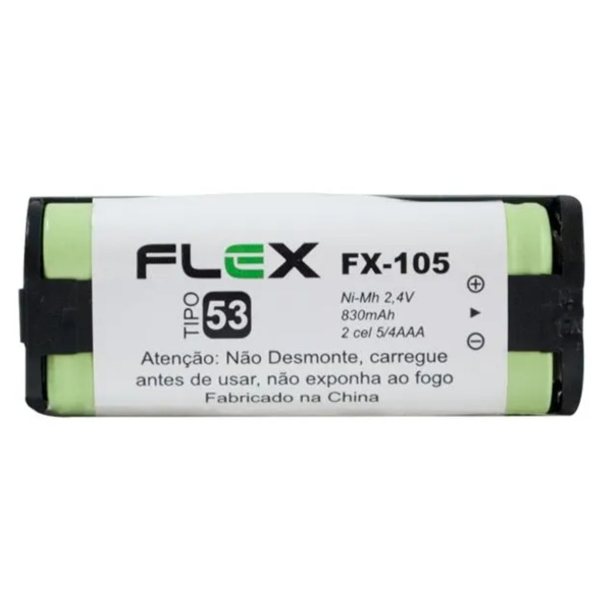 Bateria Telefone Sem Fio Fx105 2,4v 830mah Flex [F108]