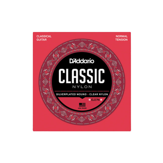 Cordas Para Violão Nylon Transparente D Addario Student Nylon Ej27n [F108]