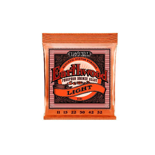 Encordoamento P/violão Aço Earthwood Leve Phosphor Bronze Ernie Ball 011"-052" P02148 [F108]