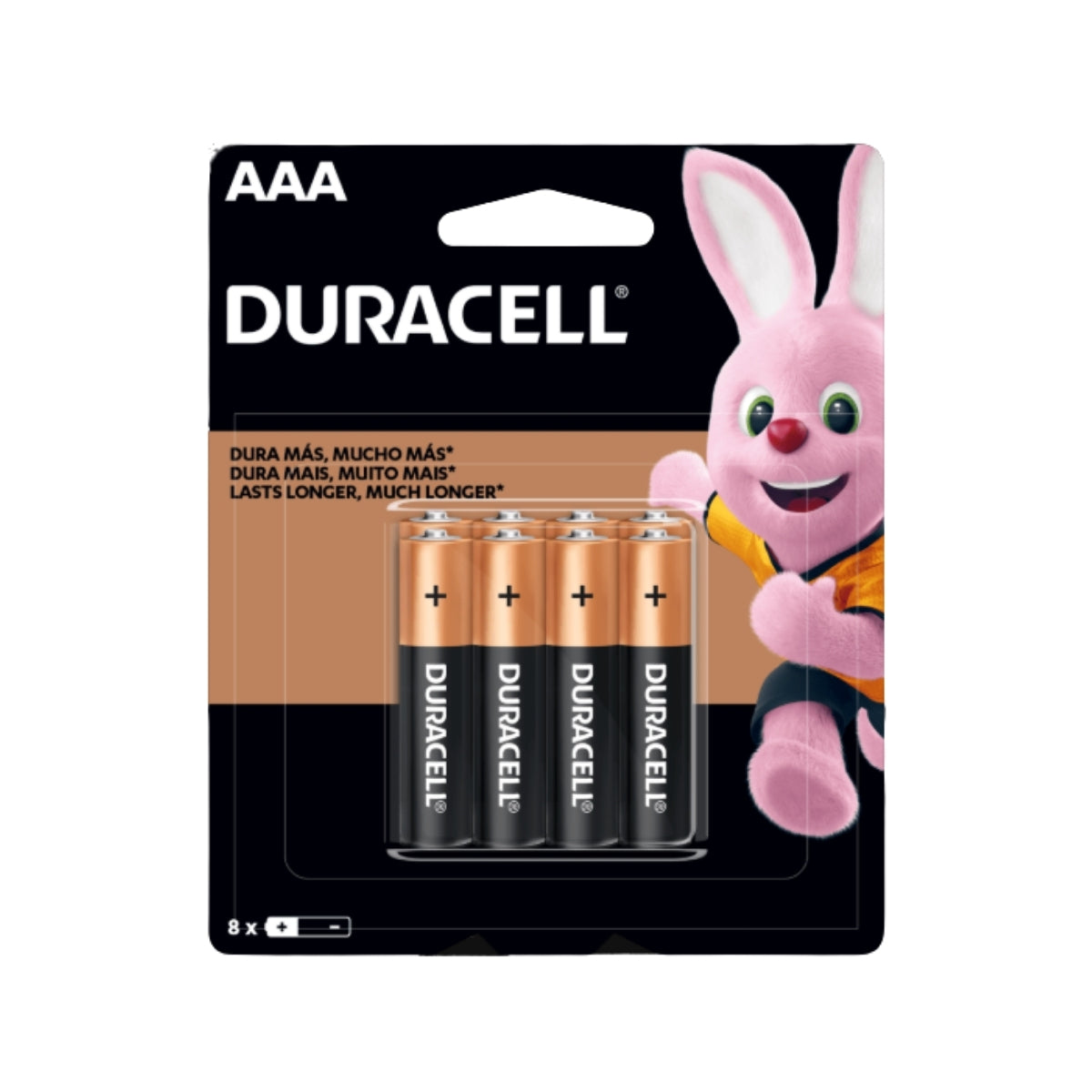 8 Pilhas Alcalinas Aaa Palito Duracell [F108]