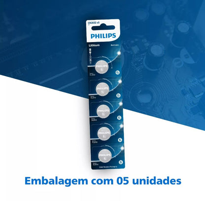 50 Baterias CR2032 Philips (10  Cart)