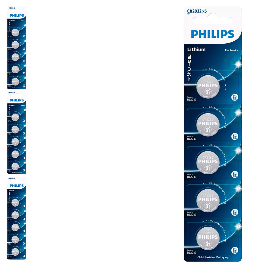 20 Baterias CR2032 Philips (4  Cart)