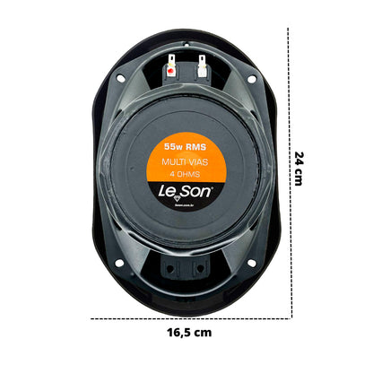 Kit Falante Jbg9 Flex Gx9pol 11ow 4r Preto Leson [F108]