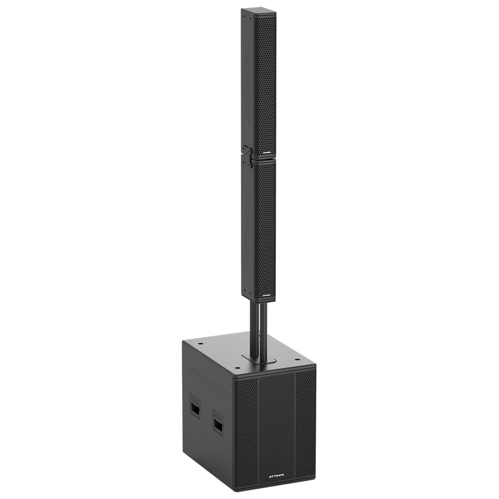 Suporte Pedestal Tubo Duplo 30cm  Versa Red Attack Tbl30vc [F108]