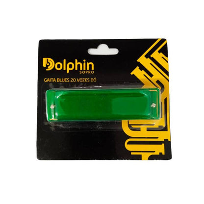 Gaita Blues 20 Vozes Do Corpo De Plastico Cores Sortidas Dolphin [F108]