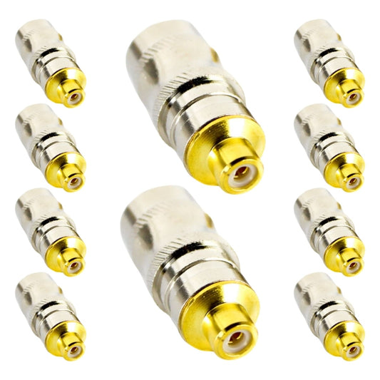 Conector Rca Fêmea Metal Gold Storm 10 Unidades [F108]