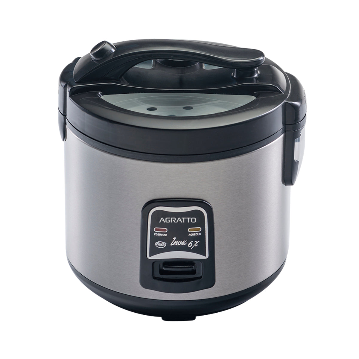 Panela De Arroz Inox Com Visor Pai6x 127v Agratto [F108]