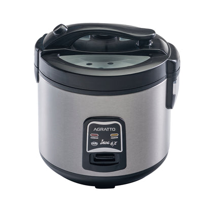 Panela De Arroz Inox Com Visor Pai6x 127v Agratto [F108]