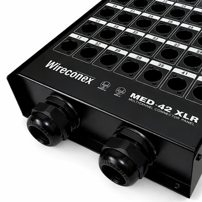 Painel Xlr 42 Entradas 2 Saídas Sem Conectores Wireconex [F108]