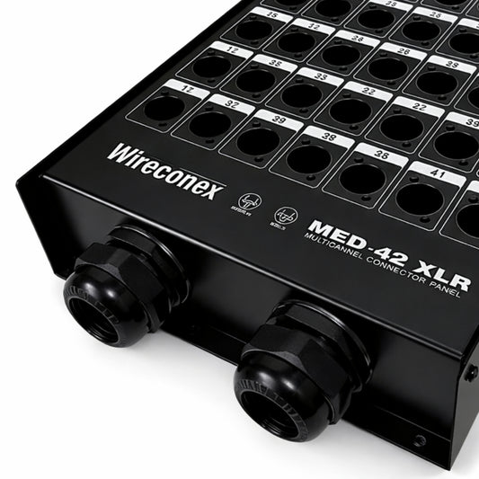 Painel Xlr 42 Entradas 2 Saídas Sem Conectores Wireconex [F108]