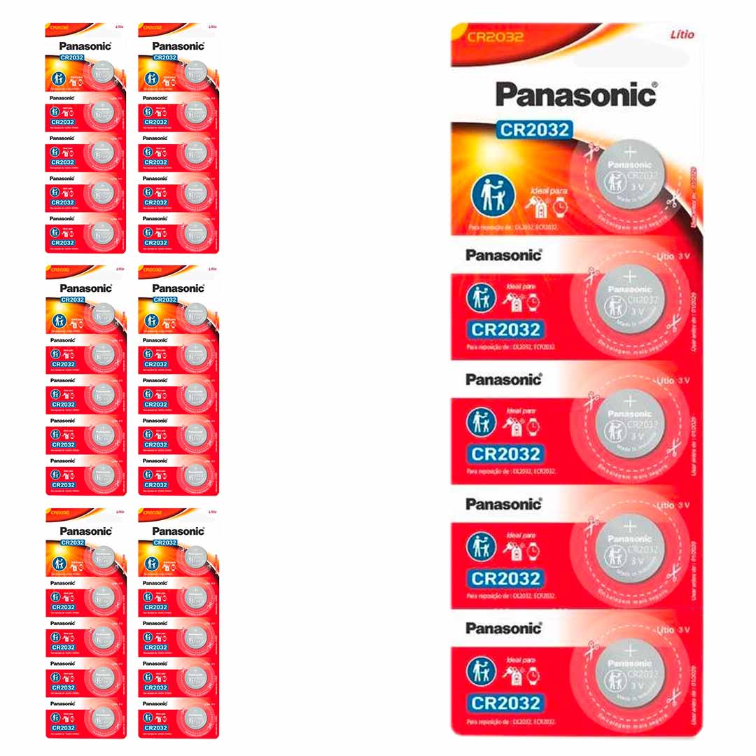 35 Baterias Cr2032 Panasonic (7 Cart)