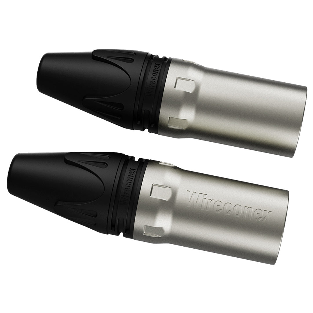Conector Xlr Macho Wc 1013 Ml Bk Ni 3p Cabo Wireconex 05 Unidades [F108]