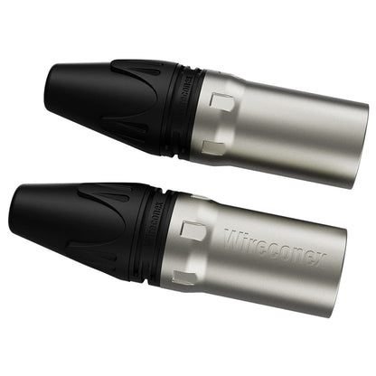 Conector Xlr Macho Wc 1013 Ml Bk Ni 3p Cabo Wireconex 05 Unidades [F108]