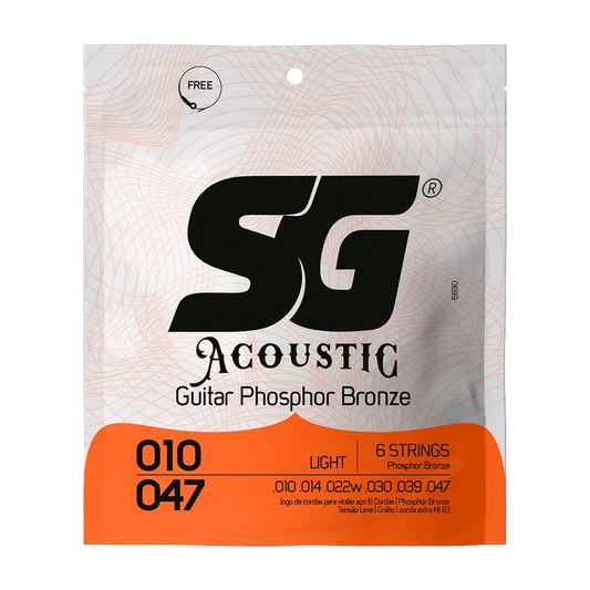 Encordoamento P/violão Fósforo Bronze Sg 0.010 - 0.047 [F108]