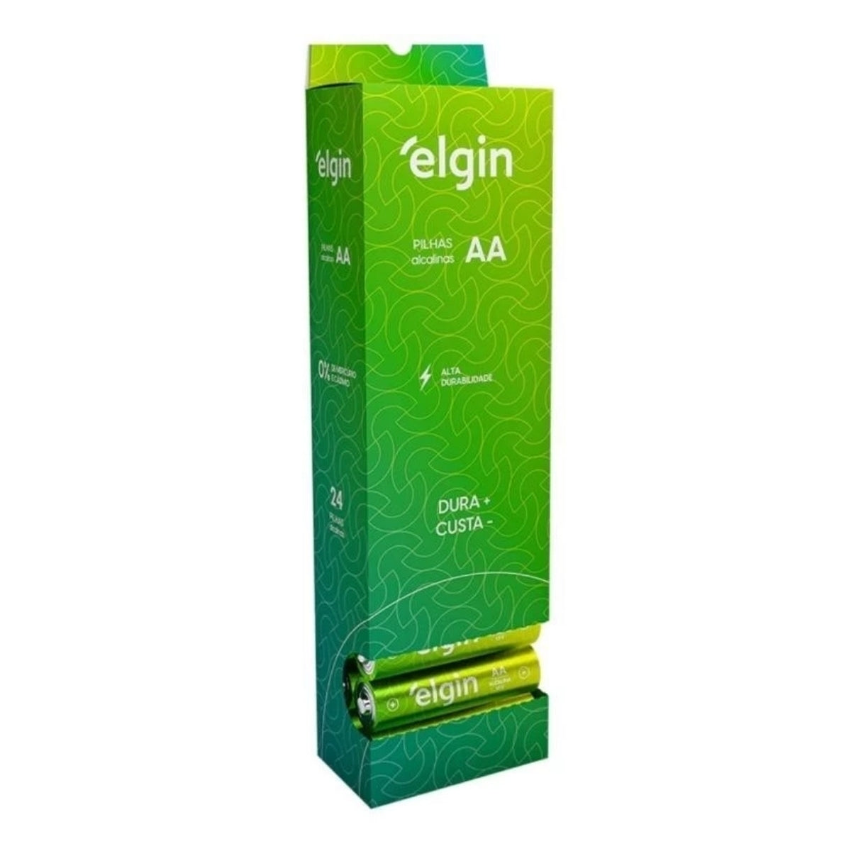 Pilha Alcalina Aa Tubo Com 24 Unidades Elgin (82347) [F108]