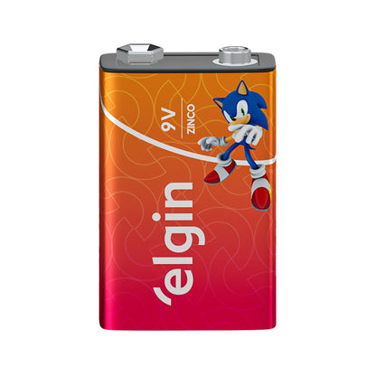 Bateria Zinco 9v Elgin Cartela Com 01 Unidade [F108]