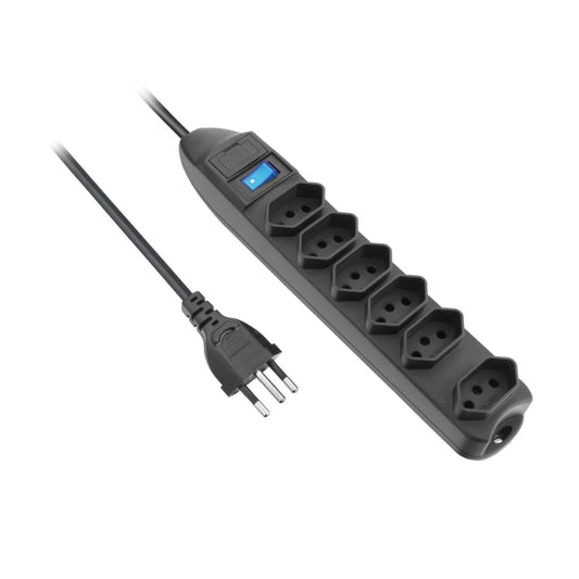 Protetor De Linha 6 Tom. 2p+t Cabo 1,5m Elgin [F108]