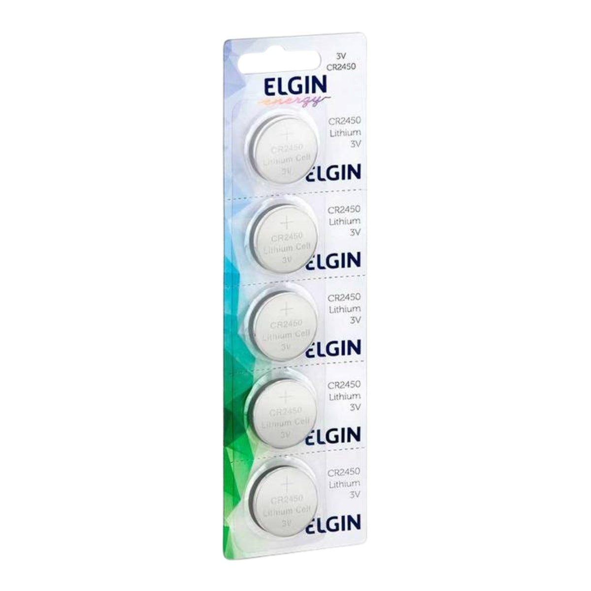 5 Baterias Cr2450 Elgin [F108]