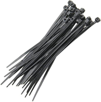 Abracadeira Nylon Pa66 Grd Preto Uv 4.8x300 P10 - 10 Unidades [F108]