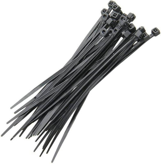 Abracadeira Nylon Pa66 Grd Preto Uv 4.8x300 P10 - 10 Unidades [F108]