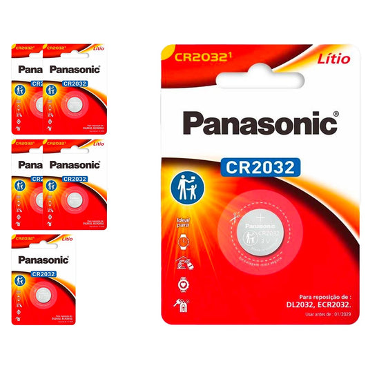 6 Baterias Cr2032 Panasonic