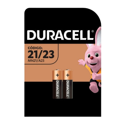 2 Pilhas Alcalinas A23 Mn21 12v Duracel [F108]