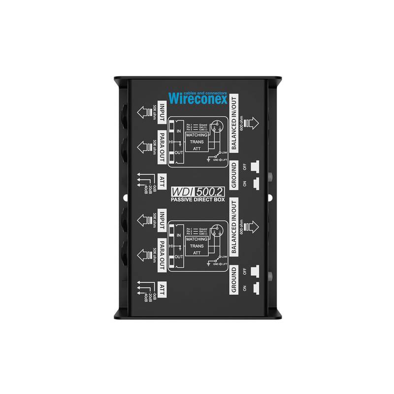 Direct Box Passivo Dual Wdi 500.2 Wireconex [F108]