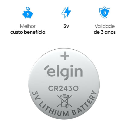 5 Baterias Cr2430 Elgin [F108]