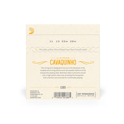 Cordas Para Cavaquinho Ej93 D Addario [F108]