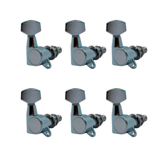 Tarraxa Blindada Para Guitarra Cmh 807 6l - Cromada [F108]