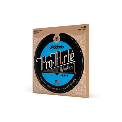 Cordas Para Violão Nylon D Addario Pro-arté Nylon Core Ej46 Prata/transparente [F108]