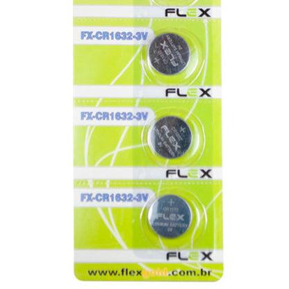 Bateria Cr1632 Cartela Com 5 Unidades Flex [F108]