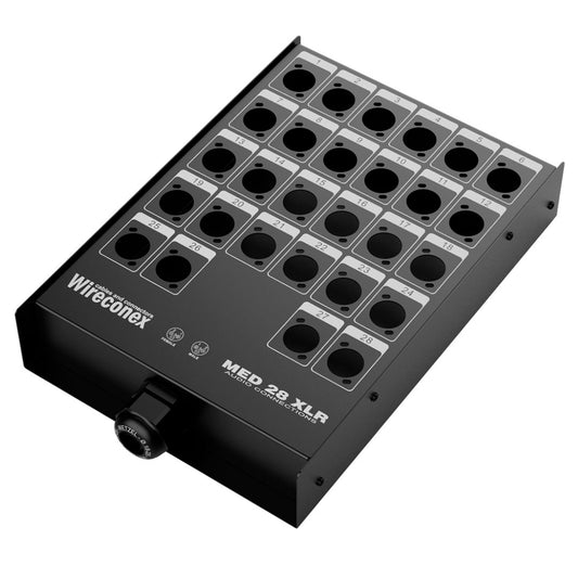 Painel Para Multicabos Sem Conectores 28 Vias Xlr Wireconex [F108]
