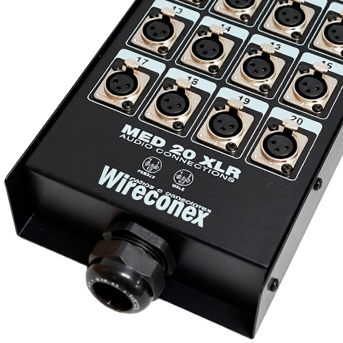 Painel Multicabo 20 Vias Com Conectores Xlr Medusa Wireconex [F108]