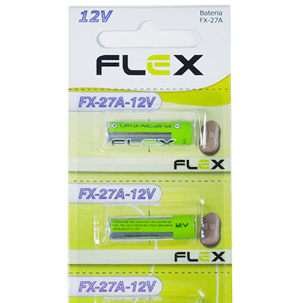 Bateria 27a Cartela Com 5 Unidades Flex [F108]