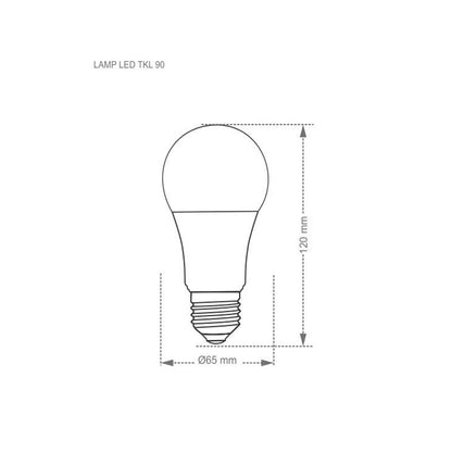 Lâmpada Led Tkl 90 / 15w 6500k [F108]
