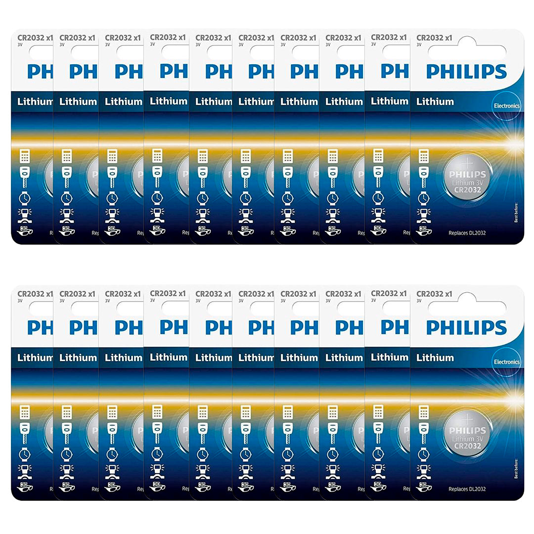 20 Baterias CR2032 Philips (20  Cart)