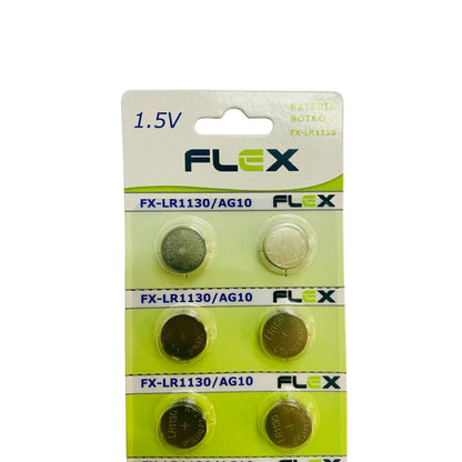 Bateria Botão Lr1130 Cartela Com 14 Unidades Flex [F108]