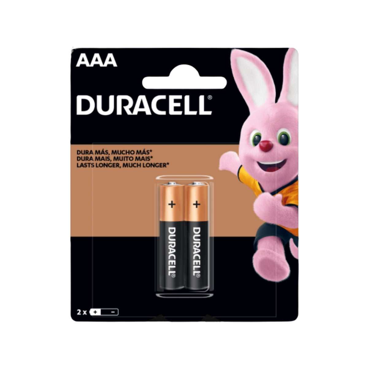 2 Pilhas Alcalinas Aaa Palito Duracell [F108]