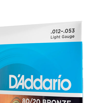 Cordas Para Violão Aço D Addario Bronze 80/20 Ej11 012" 053" [F108]