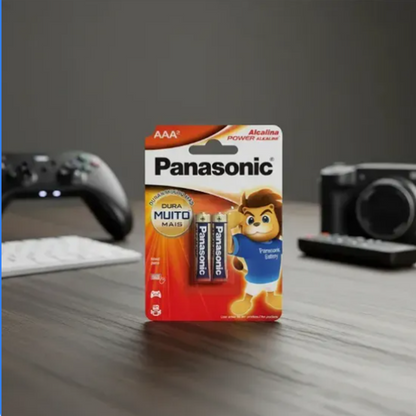 18 Pilhas Alcalinas Aaa Panasonic (9 Cart)