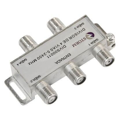 Divisor De Antena 1x4 5-2400mhz Satelite Storm 10 Unidades [F108]