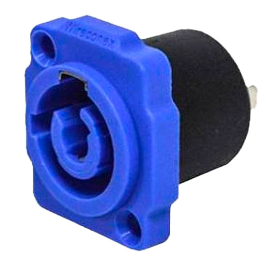 Conector De Ac-in Painel Wc 1823 4un Azul  Wireconex [F108]