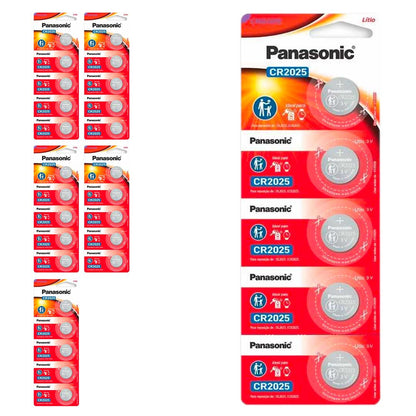 30 Baterias Cr2025 Panasonic (6 Cart)