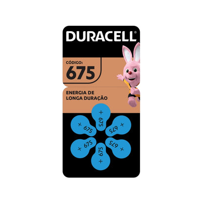 Bateria Auditiva 675 06 Unidades Duracell [F108]