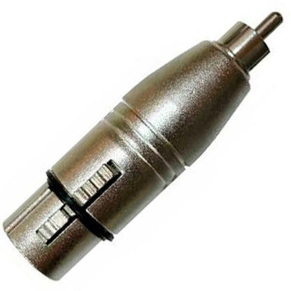 Adaptador Rca Macho P/xlr 3p Fêmea Niq. Wc 242 Ad 02 Unidades Wireconex [F108]